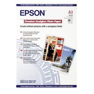 Epson Premium Semigloss Photo Paper DIN A3 251g/m² - 20 Vel