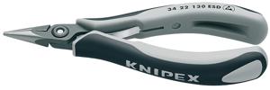 Knipex 34 22 130 ESD ESD Platte rondbektang Recht 135 mm