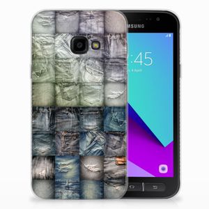 Silicone Back Cover Samsung Galaxy Xcover 4 | Xcover 4s Spijkerbroeken