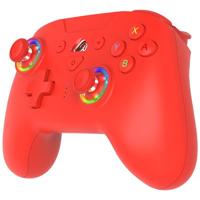Subsonic – Draadloze controller voor Switch en Switch 2 – Wireless draadloze controller met LED, trillingen en 6-assige gyro - rood