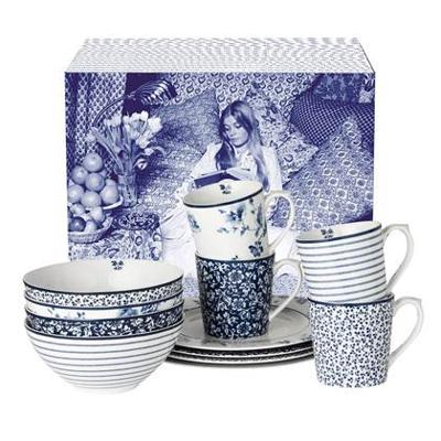Laura Ashley Blueprint Serviesset 12-delig Laura Ashley Blueprint Serviesset 12-delig