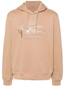 ETRO hoodie à motif Pegaso brodé - Tons neutres