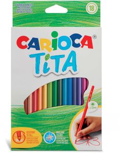 Carioca kleurpotlood Tita, 18 stuks in een kartonnen etui