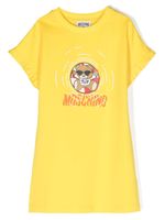 Moschino Kids robe à imprimé Teddy Bear - Jaune