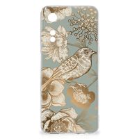 TPU Case voor OPPO A78 5G | A58 5G Vintage Bird Flowers