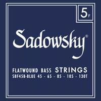 Sadowsky Blue Label SBF 45B St. Flat/Taperwound 45-130 snarenset voor 5-snarige elektrische bas