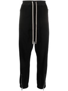 Rick Owens Tecuatl stretch-cotton track pants - Noir