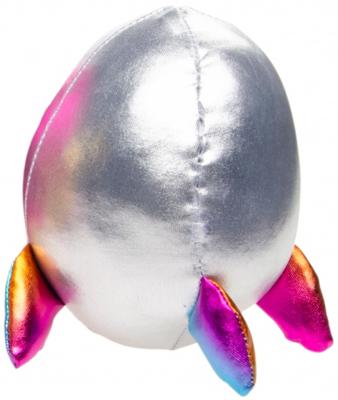 LG-Imports pluche raket 12 cm zilver LG-Imports pluche raket 12 cm zilver