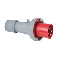 Showtec 5-polige CEE male connector 63A - IP67 (rood) - thumbnail