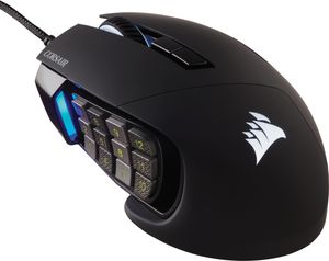 Corsair Scimitar RGB Elite muis USB Type-A Optisch 18000 DPI Rechtshandig