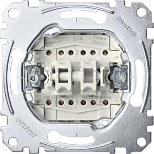 Merten MEG3159-0000 Knop Inzetstuk 2-voudig