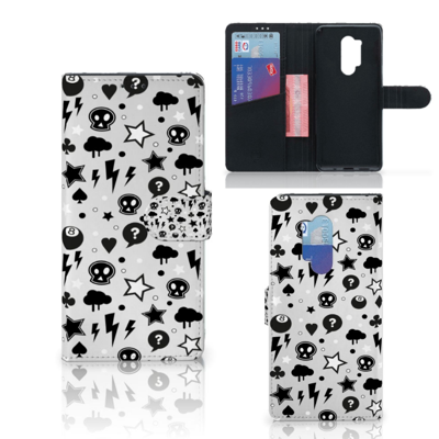 Telefoonhoesje met Naam OnePlus 8 Pro Silver Punk Telefoonhoesje met Naam OnePlus 8 Pro Silver Punk