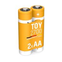 ANSMANN Mignon AA oplaadbare batterij, 2 stuks, 2650 mAh 1,2V Ni-MH, oplaadbaar, ideaal voor kinderspeelgoed, spelconsoles, speelgoed, hoogwaardige oplaadbare batterij