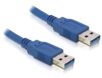 Delock 82534 Kabel USB 3.0 Type-A male > USB 3.0 Type-A male 1 m blauw