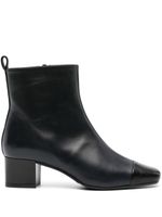 Carel Paris bottines Estime en cuir - Bleu