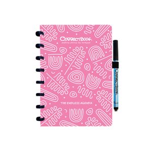 Agenda Correctbook A5 blossom pink tijdloos