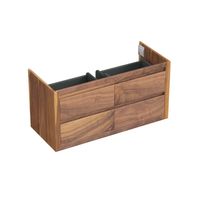 Onderkast Forzalaqua Gela 120x51x60 cm 4 Softclose Lades Noten Pure Walnut Forzalaqua