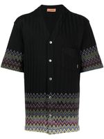 Missoni chemise en coton à motif de chevrons - Noir