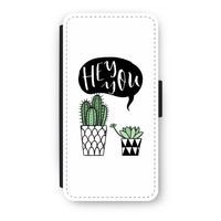 Hey you cactus: iPhone 8 Plus Flip Hoesje