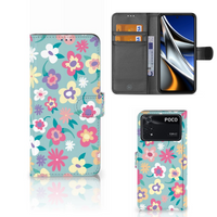 Xiaomi Poco X4 Pro 5G Hoesje Flower Power - thumbnail