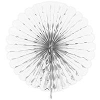 Folat - Honeycomb Waaier Wit - 45cm