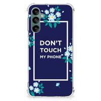 Samsung Galaxy A24 Anti Shock Case Flowers Blue DTMP