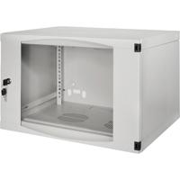 LogiLink W06F64G 19inch-wandkast (b x h x d) 540 x 330 x 450 mm 6 HE Grijs (RAL 7035) - thumbnail