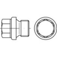 TOOLCRAFT TO-5449278 Sluitschroeven M12 Buitenzeskant DIN 910 Messing 50 stuk(s)