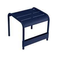 Fermob Luxembourg bijzettafel/voetenbank laag L44 x B42 cm Deep blue