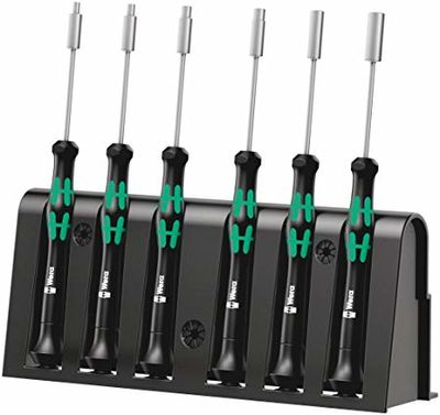 Wera 2069/6 Schroevendraaierset Elektronica en fijnmechanica 6-delig Dop (zeskant)