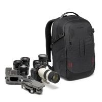 Manfrotto PRO Light Backloader M, Professionele Camerarugzak voor Camera's, Toegang via Boven- en Achterkant, Dubbele Statiefbevestiging, Gewatteerde Rugzak met Verwisselbare Verdeelschotten, Zwart