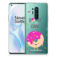 OnePlus 8 Pro Siliconen Case Donut Roze