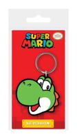 Super Mario Rubber Keychain Yoshi 6 Cm - thumbnail