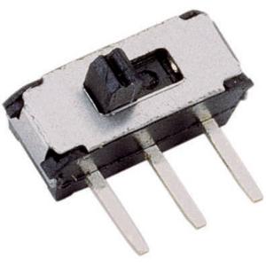 TRU COMPONENTS 708020 Schuifschakelaar 20 V/DC 0.1 A 1x aan/aan 1 stuk(s)