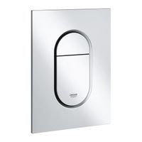 GROHE Arena cosmopolitan 2-knops S-size bedieningsplaat mat chroom 37624P00