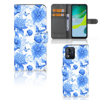 Hoesje voor Motorola Moto E13 4G Flowers Blue