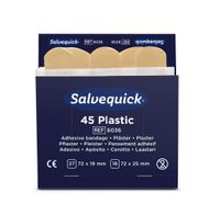 Salvequick 6036 navulling 45 plastic pleisters - 6 stuks - thumbnail