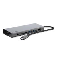 Belkin F4U092BTSGY interface hub USB 3.2 Gen 1 (3.1 Gen 1) Type-C 5000 Mbit/s Grijs