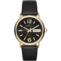 Horlogeband Marc by Marc Jacobs MBM1388 Leder Zwart 20mm - thumbnail