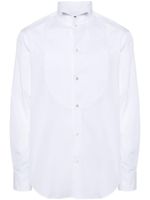 Emporio Armani chemise à détail de plastron - Blanc