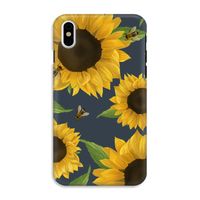 Sunflower and bees: iPhone X Tough Case