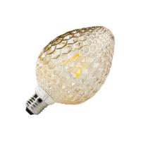 Ananas lamp led design 'Ananas' E27 fitting glas design 6W warm wit 2200K