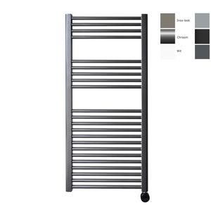 Radiator Sanicare Snode 111,8 x 45 cm Gunmetal Thermostaat Chroom Rechtsonder Sanicare