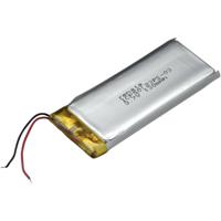 Renata ICP50123PS-03 Speciale oplaadbare batterij Prismatisch Kabel LiPo 3.7 V 130 mAh - thumbnail