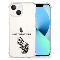 iPhone 13 Anti Shock Case Gun Don't Touch My Phone - thumbnail