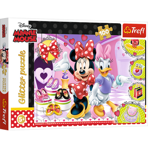 Minnie Mouse Glitter Puzzel