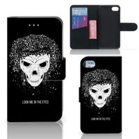 Telefoonhoesje met Naam iPhone 7 | 8 | SE (2020) | SE (2022) Skull Hair