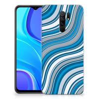 Xiaomi Redmi 9 TPU bumper Waves Blue