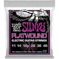 Ernie Ball 2590 Power Slinky Flatwound 11 - 48 snarenset voor gitaar