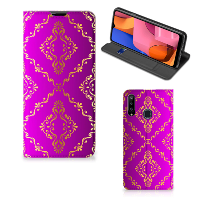 Telefoon Hoesje Samsung Galaxy A20s Barok Roze Telefoon Hoesje Samsung Galaxy A20s Barok Roze